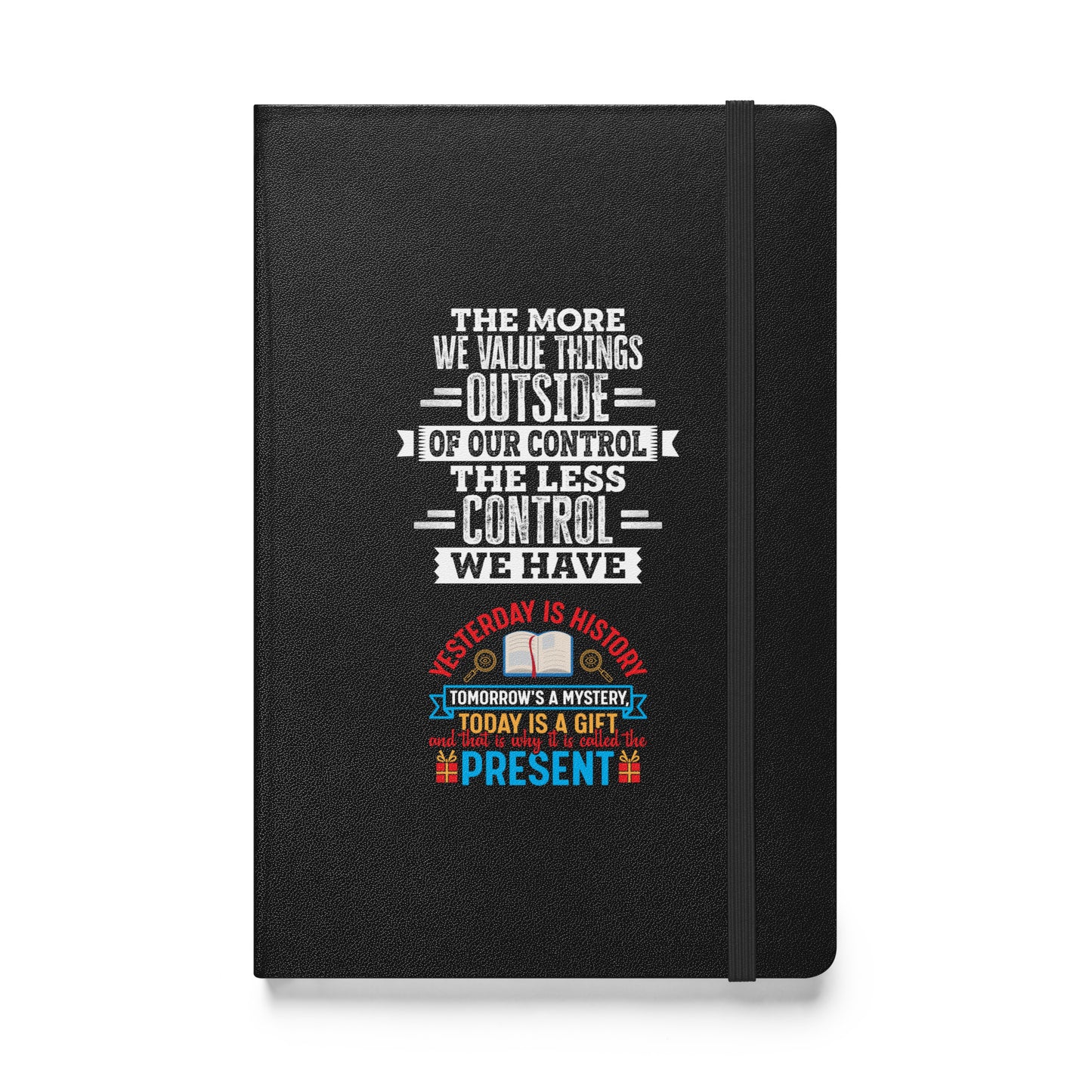 Hardcover bound notebook