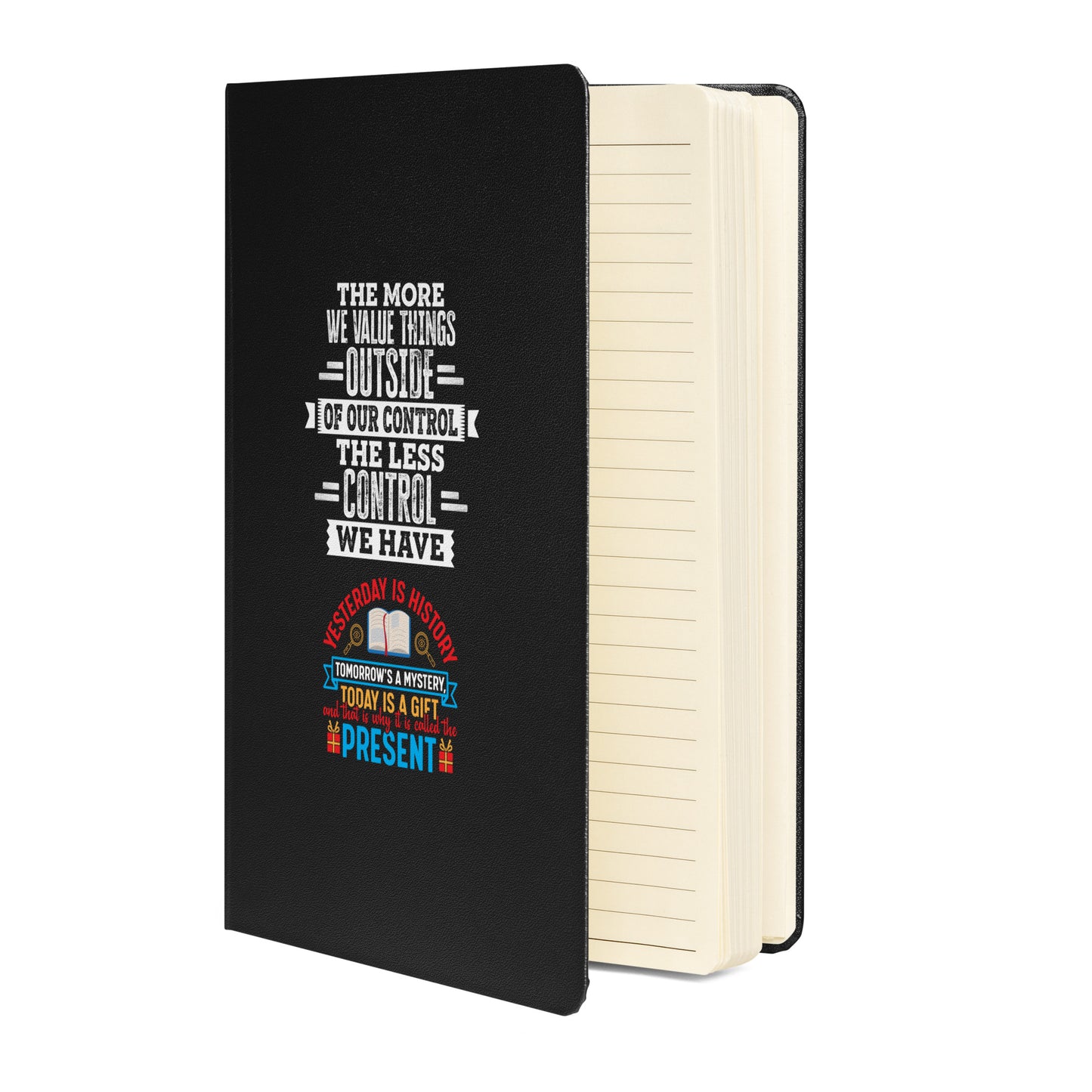 Hardcover bound notebook