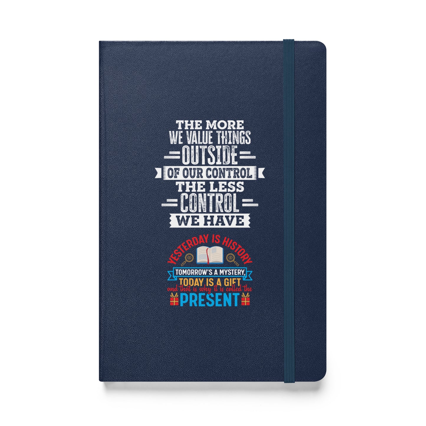 Hardcover bound notebook
