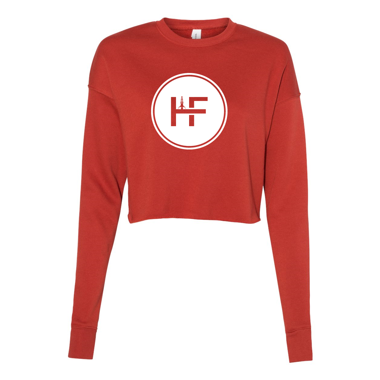 Cowards Never Start HF Ladies Crop Sweatshirt