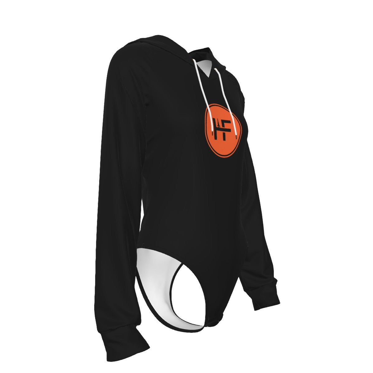 HF Women's Raglan Sleeve Hooded Bodysuit