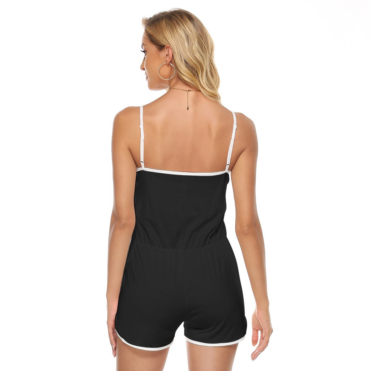 HF Women's V-neck Cami Romper