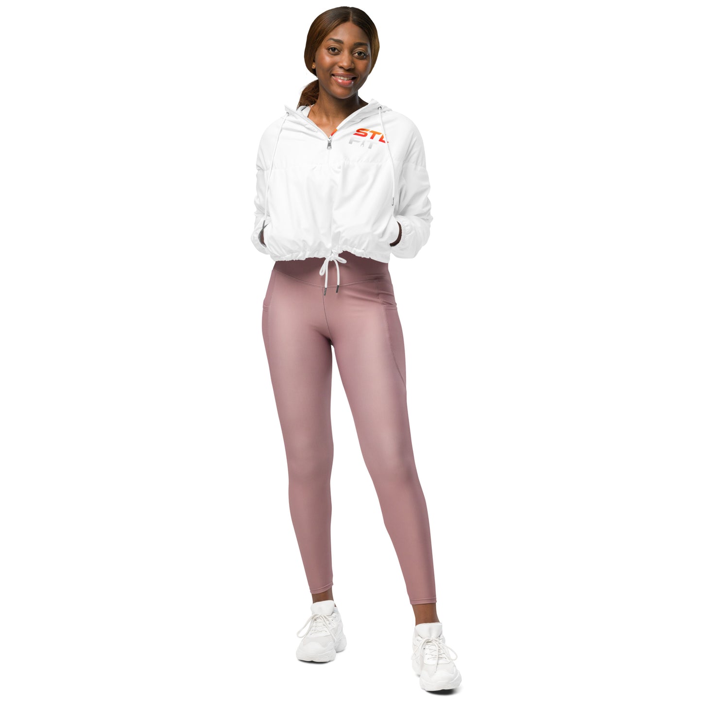 STL FIT Ladies Cropped Windbreaker