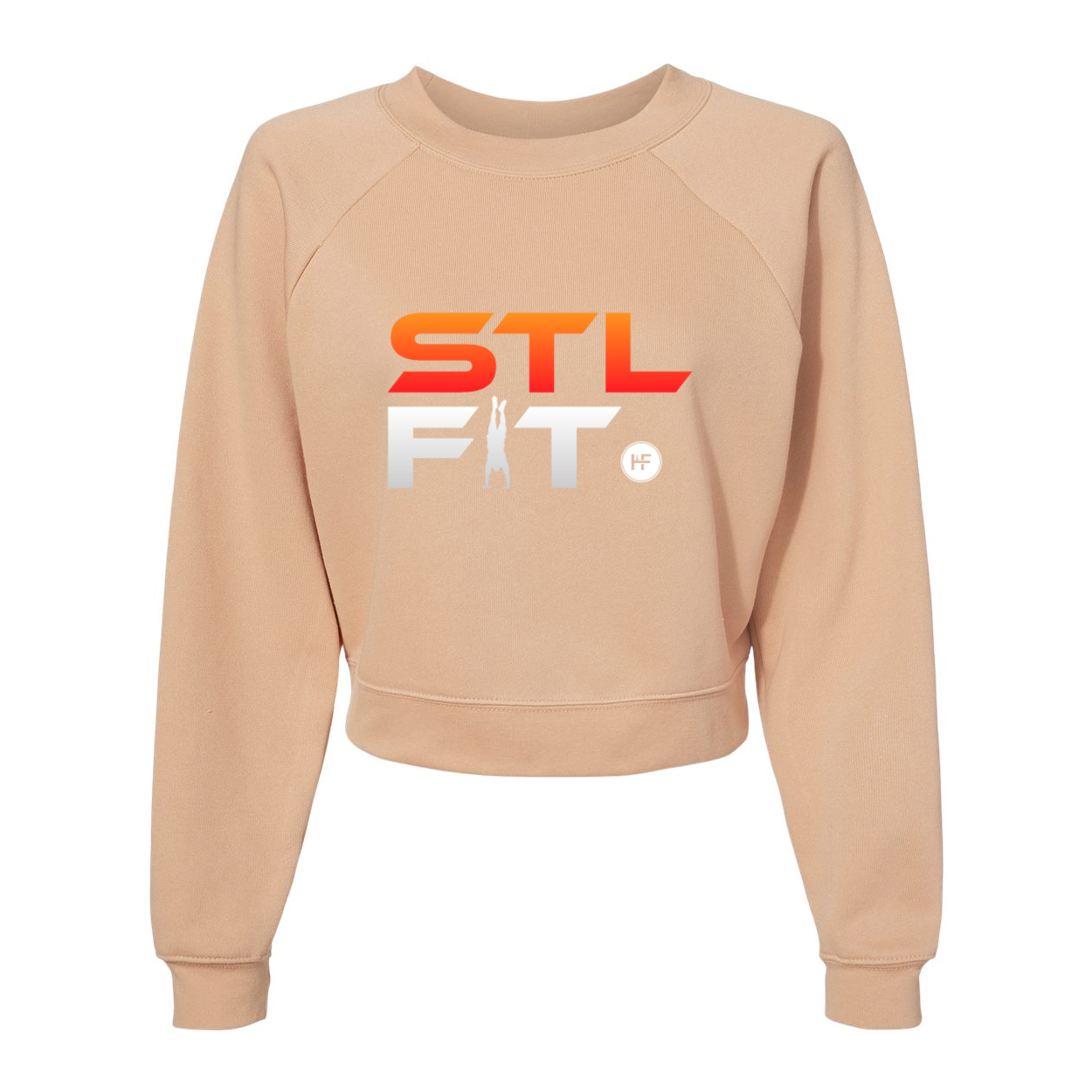STL FIT Ladies Raglan Pullover Fleece Sweatshirt Top