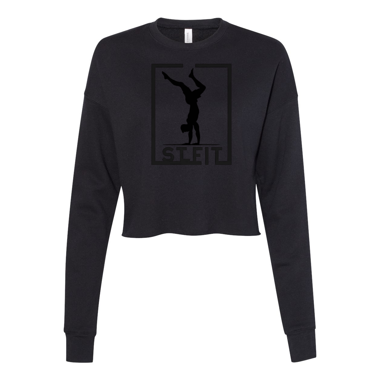 STL FIT Women's Cropped Crew Fleece Top