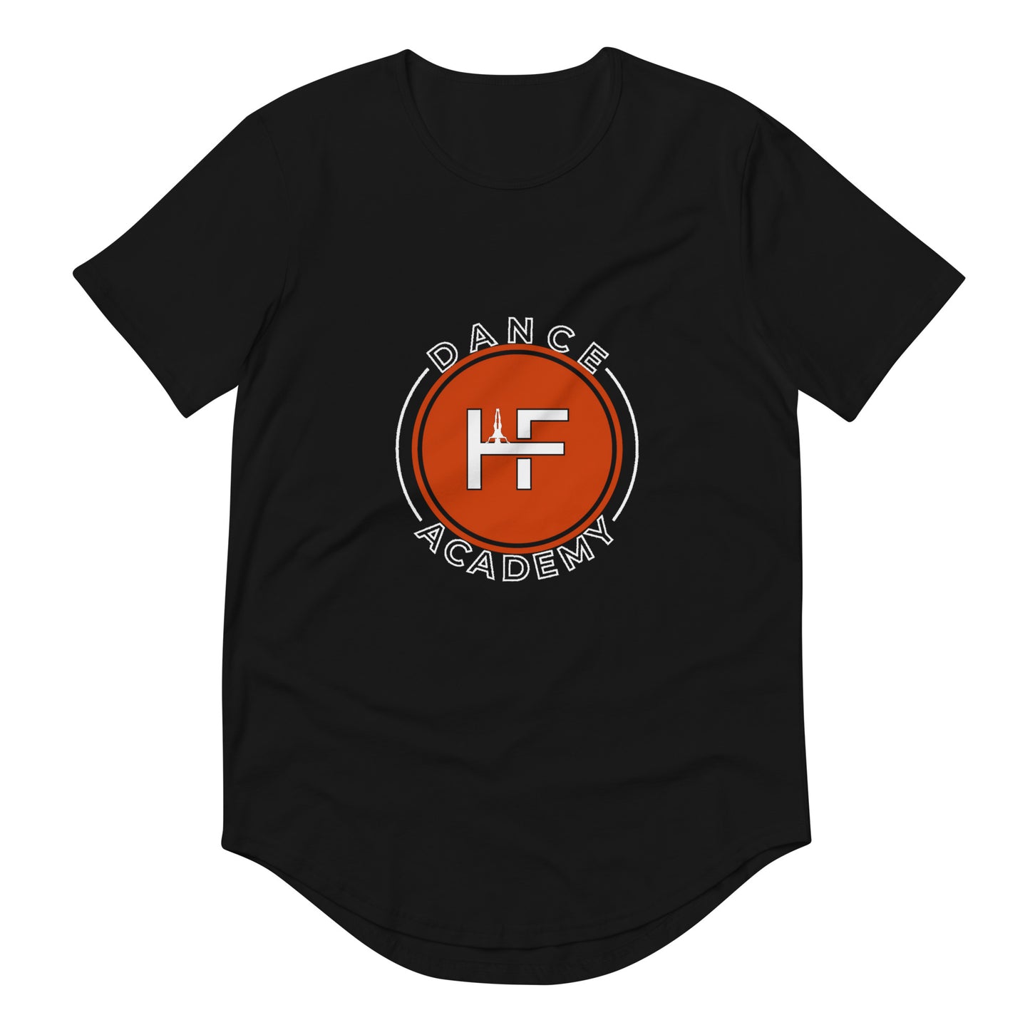 HF Dance Academy Men's Curved Hem T-Shirt