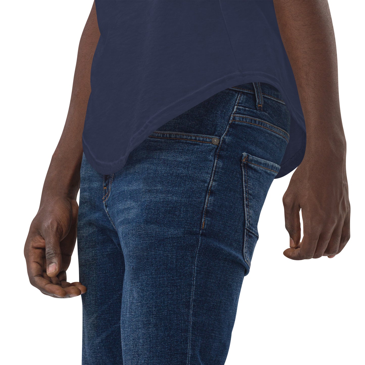 HF Dance Academy Men's Curved Hem T-Shirt