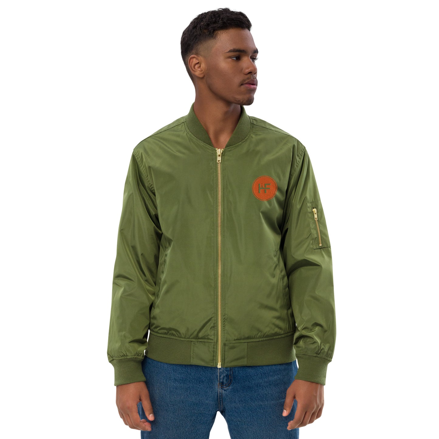 HF Men's Premium Recycled Bomber Jacket