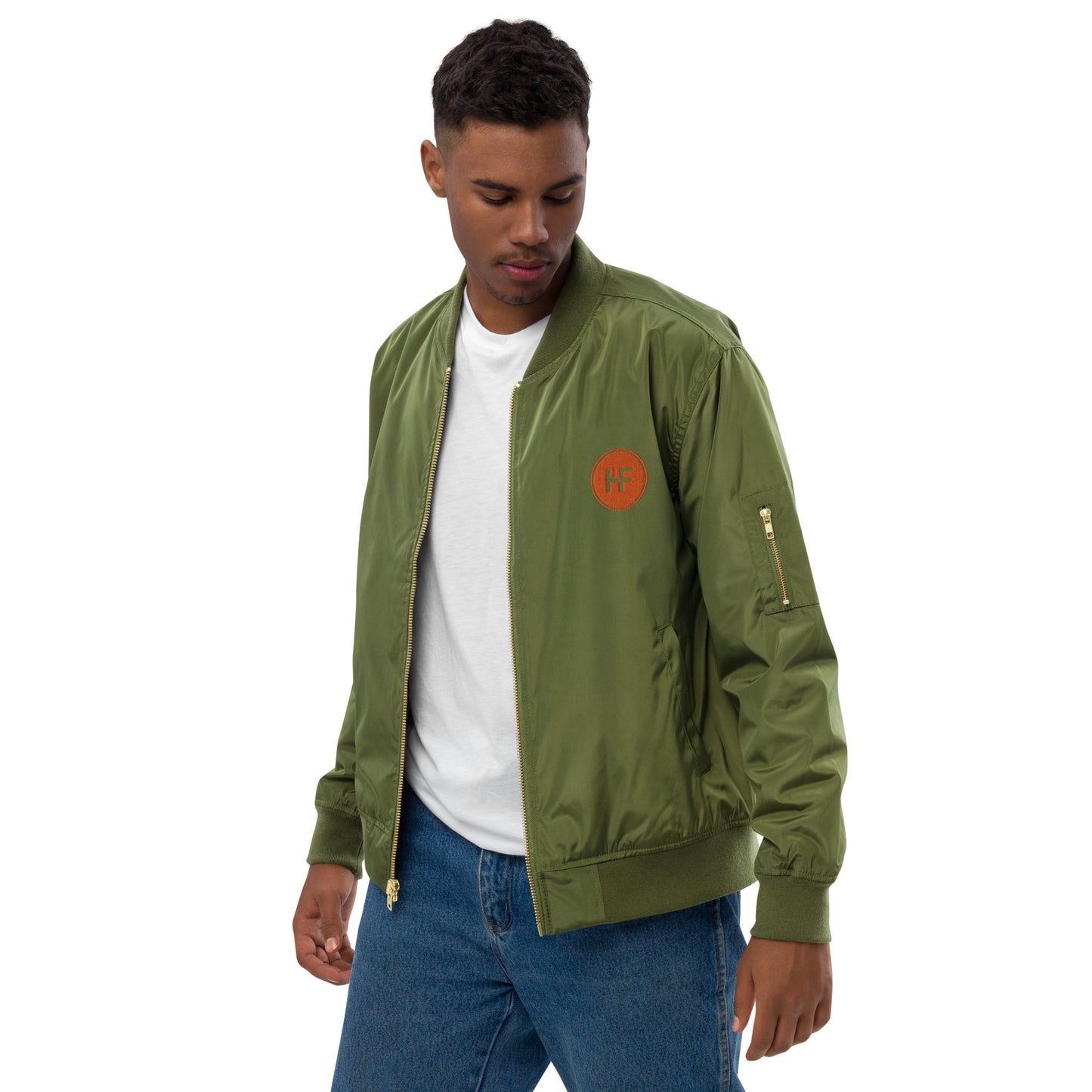 HF Men's Premium Recycled Bomber Jacket