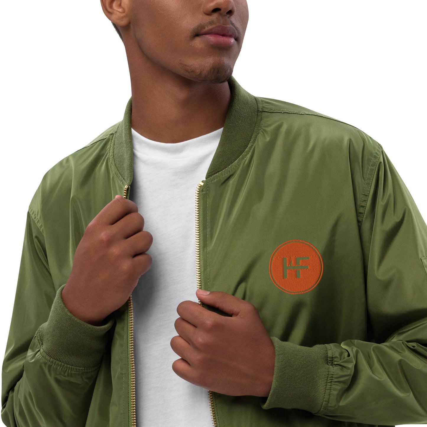 HF Men's Premium Recycled Bomber Jacket