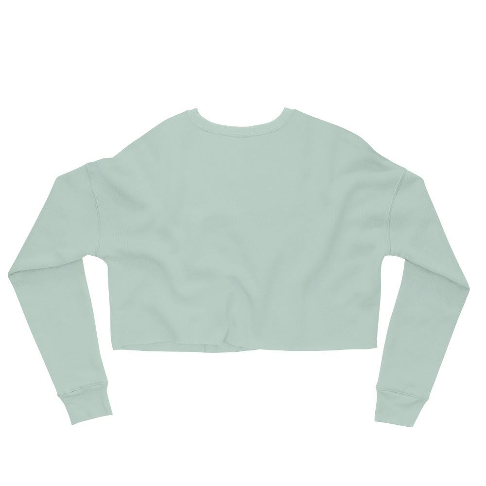 I Love Burpees Ladies Crop Sweatshirt