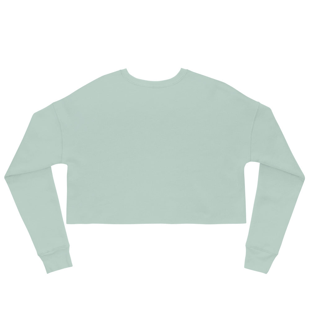 I Love Burpees Ladies Crop Sweatshirt