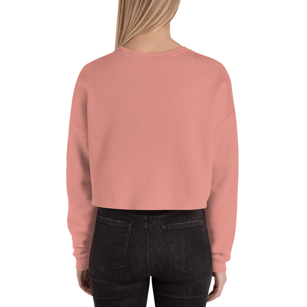 I Love Burpees Ladies Crop Sweatshirt