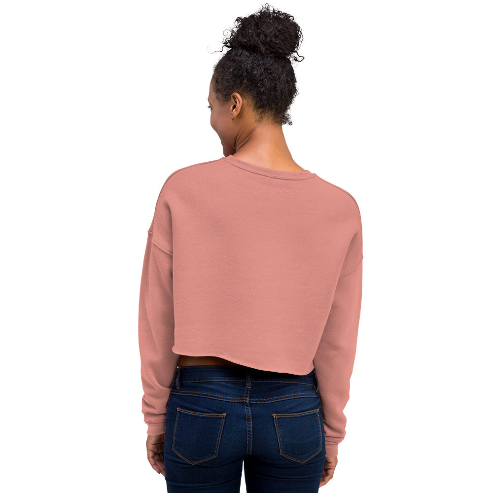 I Love Burpees Ladies Crop Sweatshirt