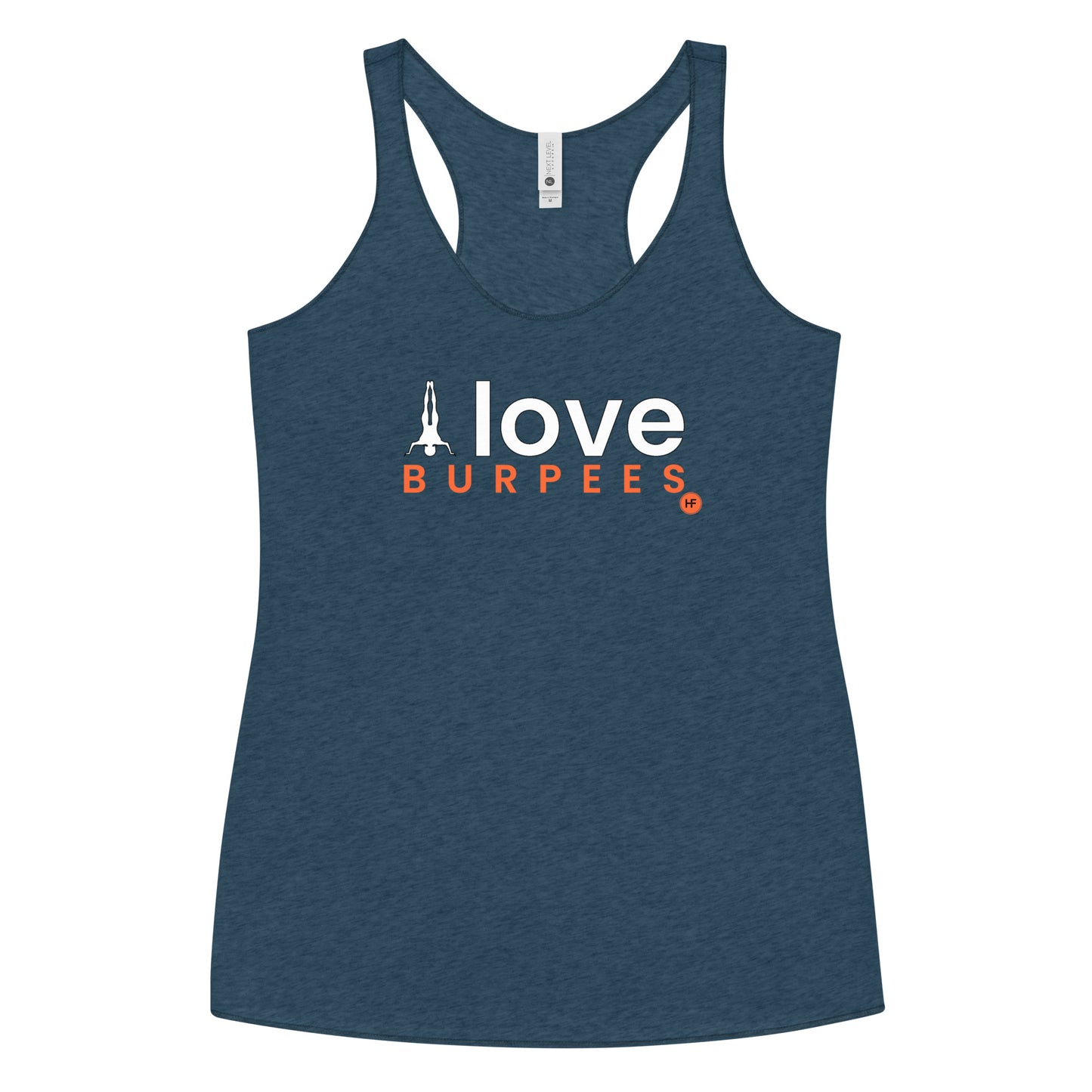 I Love Burpees Ladies Racerback Tank