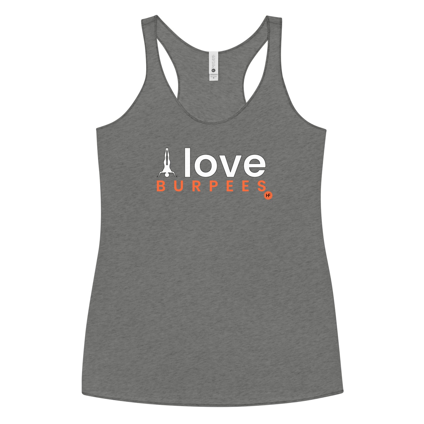 I Love Burpees Ladies Racerback Tank