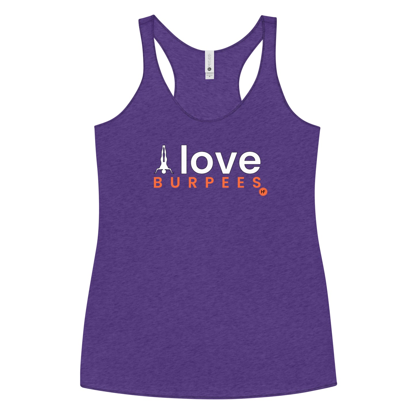 I Love Burpees Ladies Racerback Tank