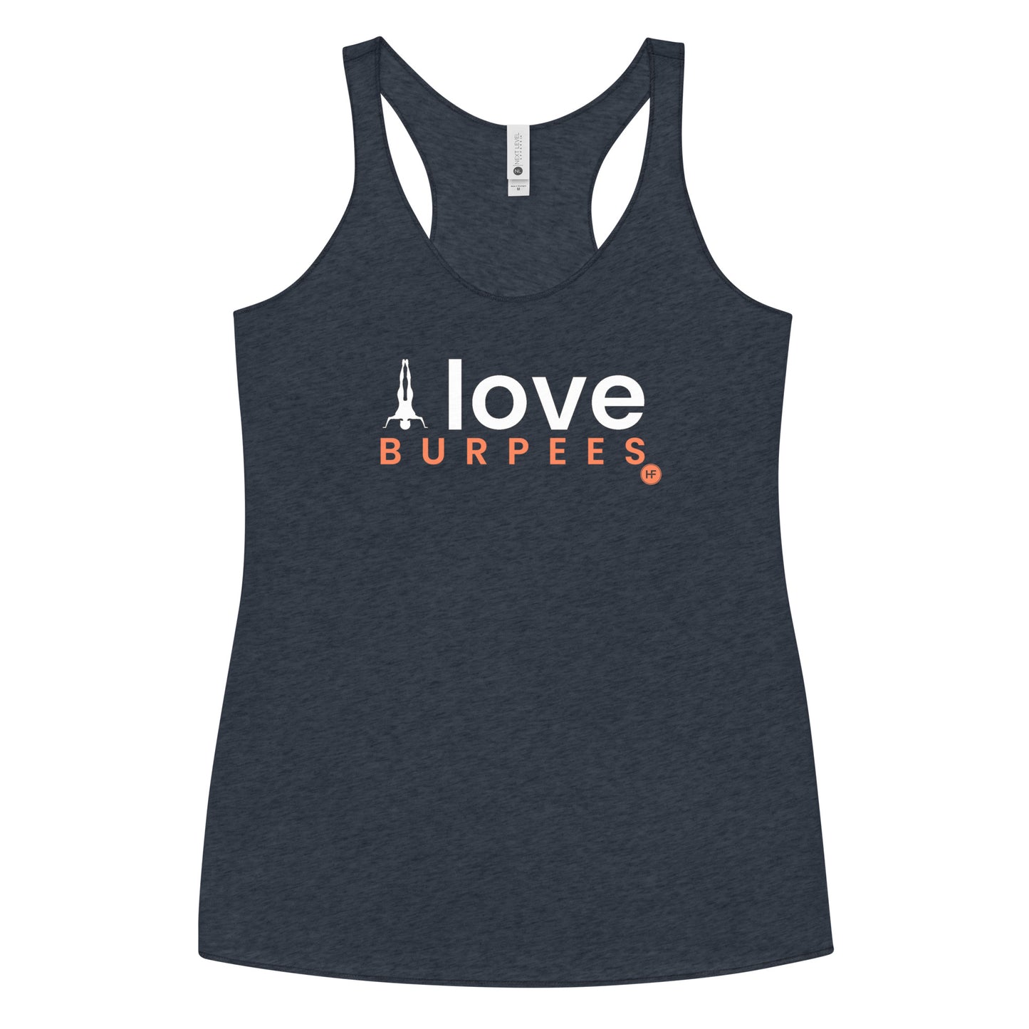 I Love Burpees Ladies Racerback Tank
