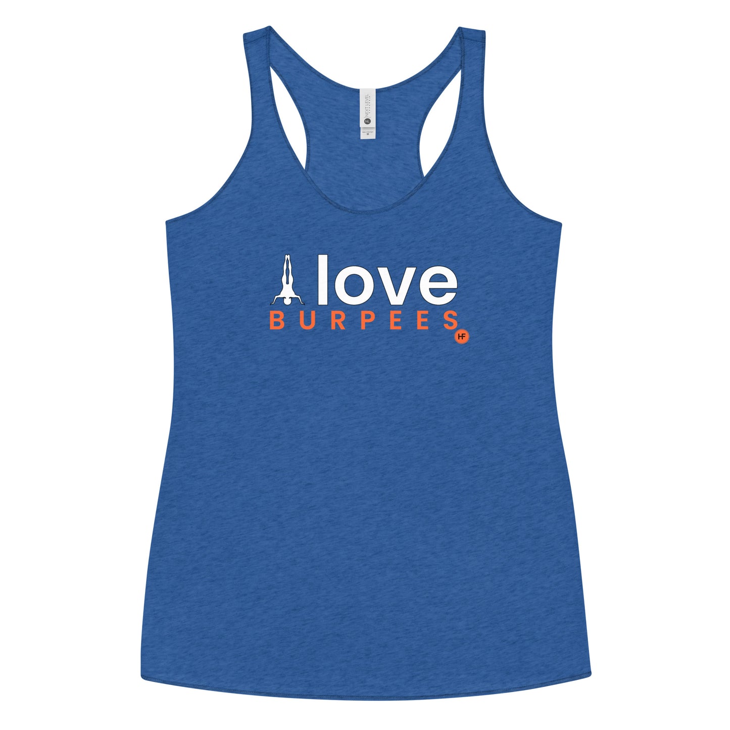 I Love Burpees Ladies Racerback Tank