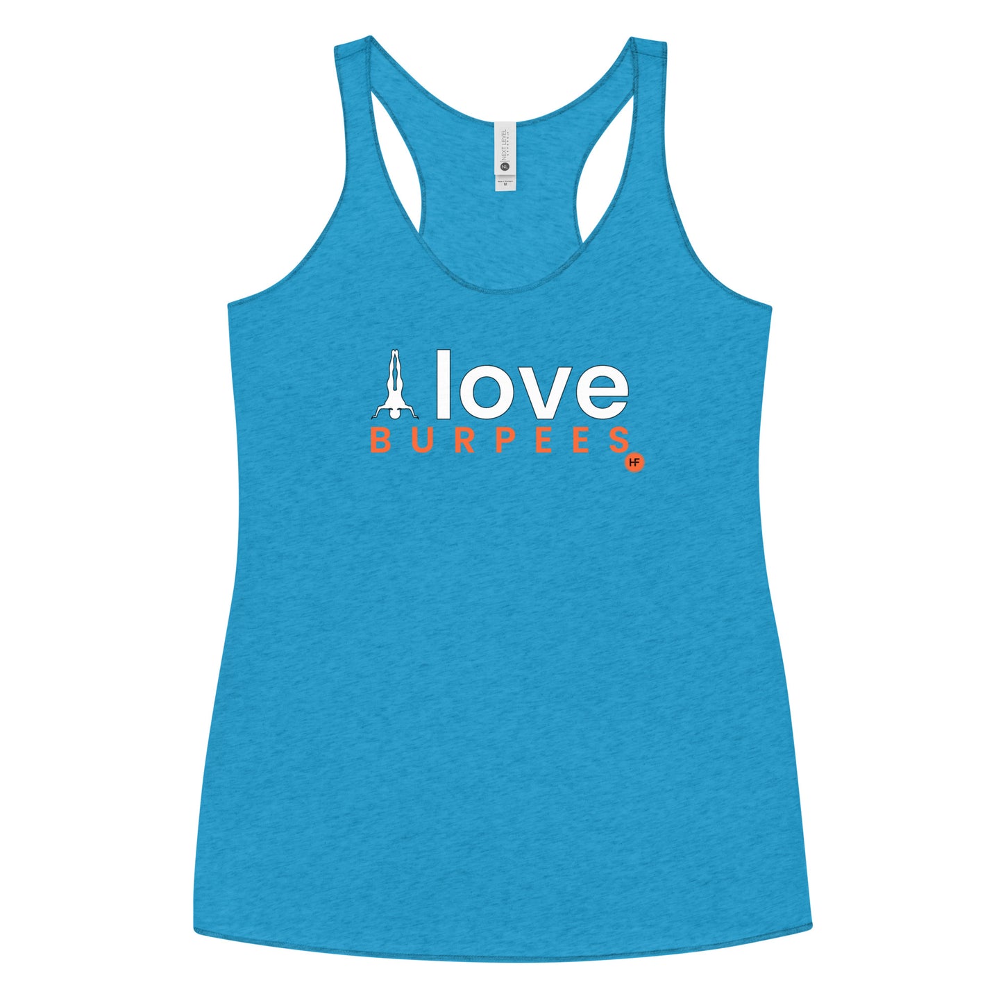I Love Burpees Ladies Racerback Tank