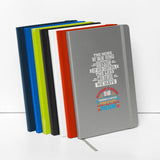 Hardcover bound notebook