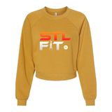 STL FIT Ladies Raglan Pullover Fleece Sweatshirt Top