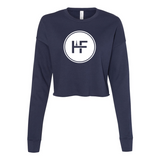 Cowards Never Start HF Ladies Crop Sweatshirt