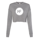 Cowards Never Start HF Ladies Crop Sweatshirt