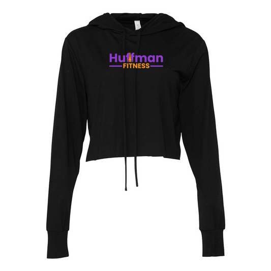 Huffman Fitness Ladies Cropped Long Sleeve Hoodie