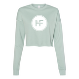 Cowards Never Start HF Ladies Crop Sweatshirt