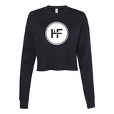 Cowards Never Start HF Ladies Crop Sweatshirt