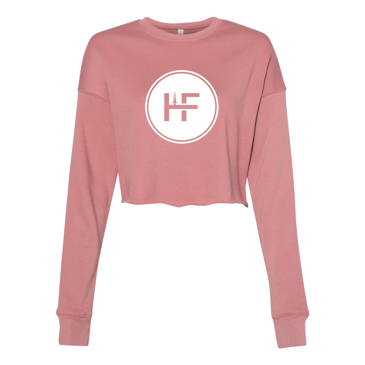 Cowards Never Start HF Ladies Crop Sweatshirt