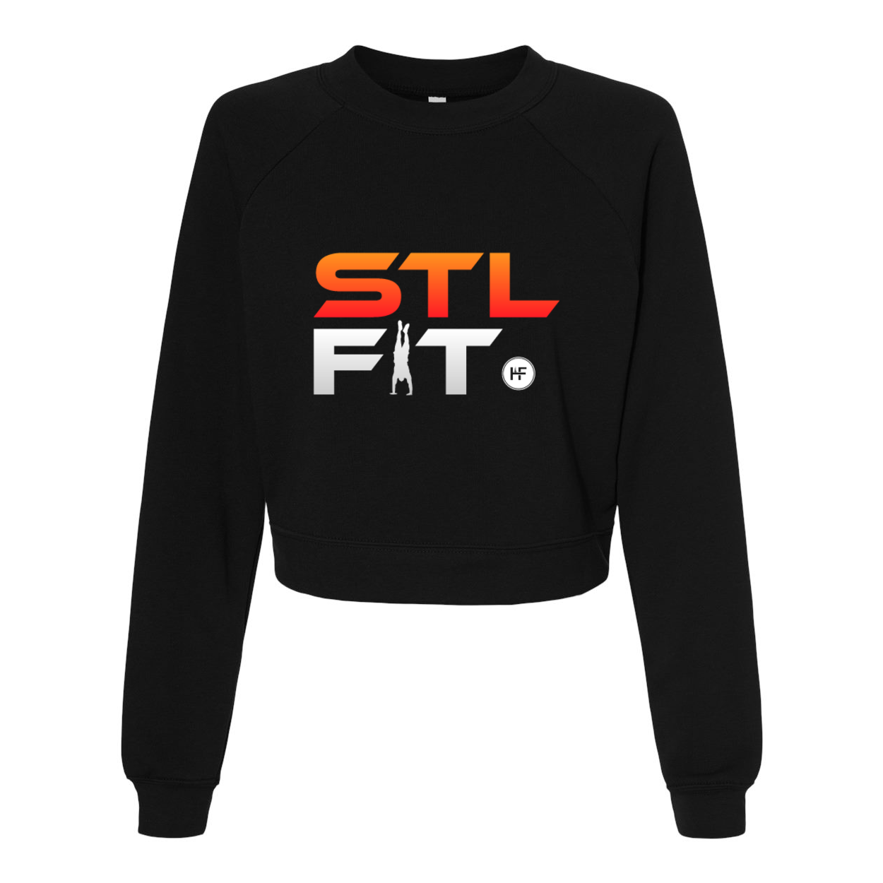 STL FIT Ladies Raglan Pullover Fleece Sweatshirt Top