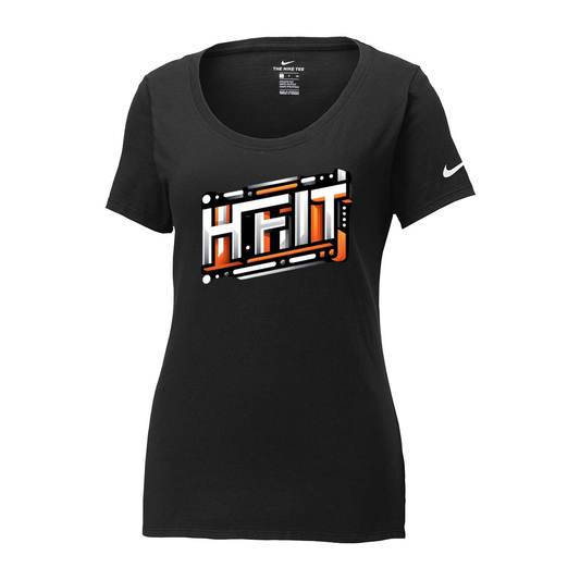 HFIT Nike Ladies Core Cotton Scoop Neck Tee Top