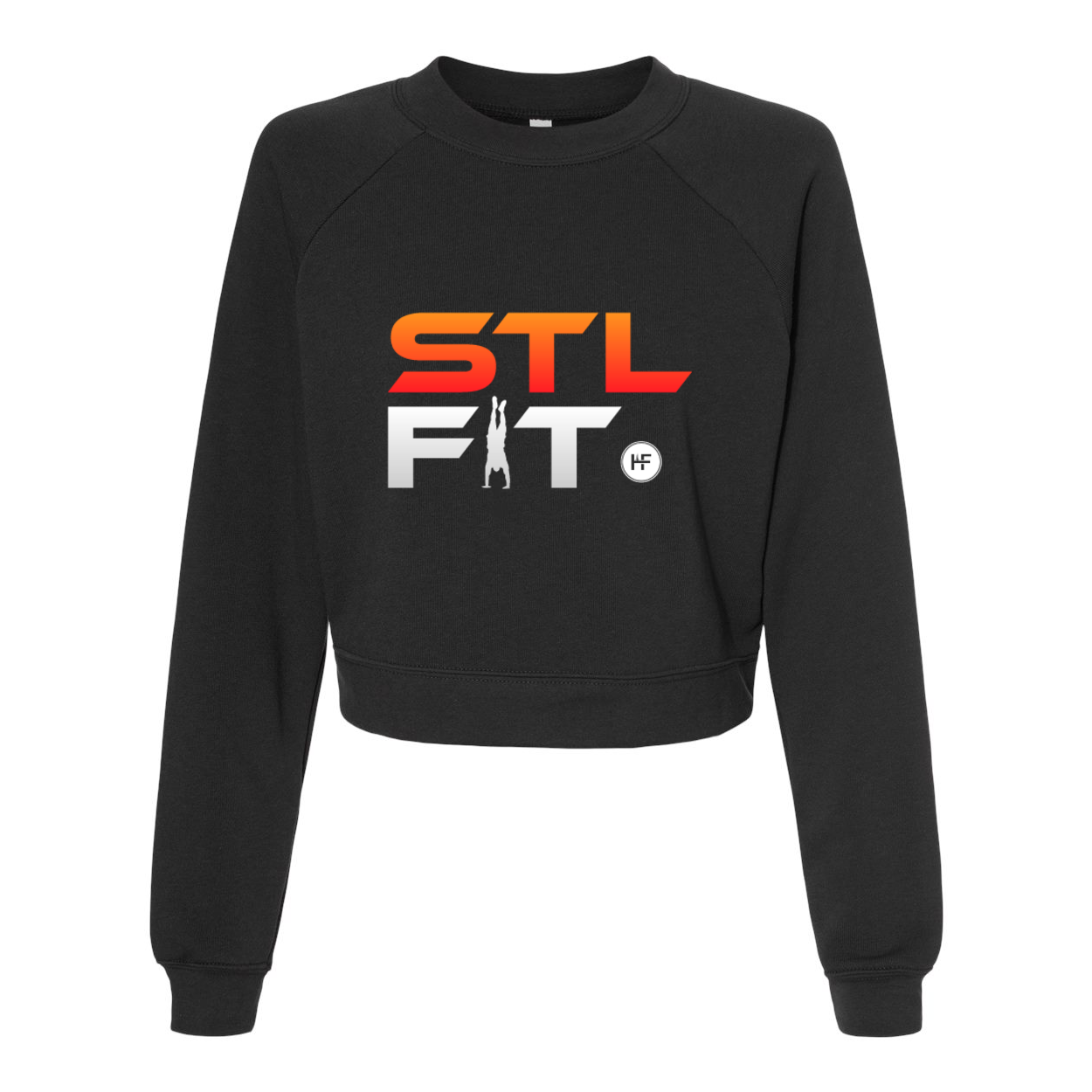 STL FIT Ladies Raglan Pullover Fleece Sweatshirt Top