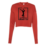 STL FIT Women's Cropped Crew Fleece Top