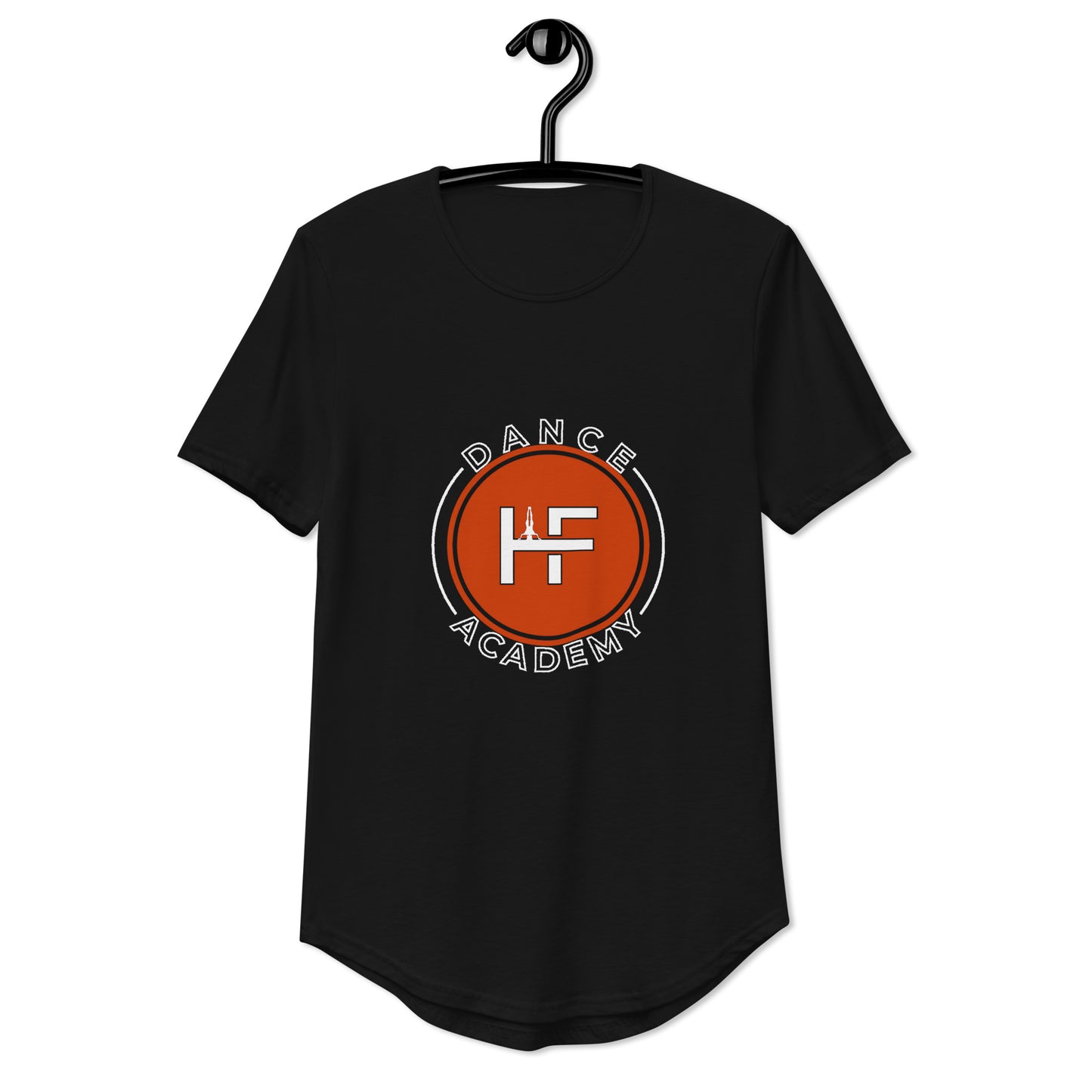 HF Dance Academy Men's Curved Hem T-Shirt