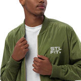 STL FIT Men's Premium Recycled Bomber Long Sleeve Jacket