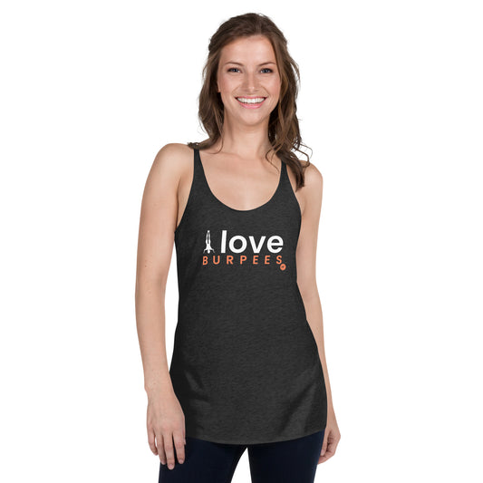 I Love Burpees Ladies Racerback Tank